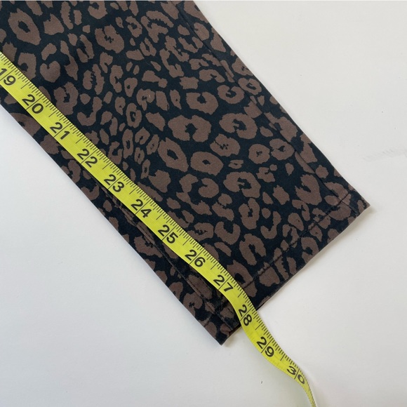 Sanctuary Brown Leopard Cropped Pant Size 27 - Picture 11 of 13